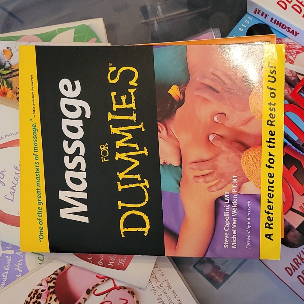 Massage for Dummies book